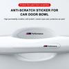 8 st Genomskinliga Skyddsklistmärken för Dörrhandtagsskål för BMW M E34 E36 E60 E90 E46 E39 E70 F10 F20 F30 X5 X6 X1 M3 M5 M6 E71 F01 F02