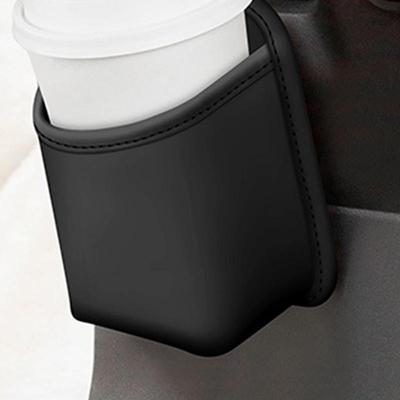 Car Door Cup Holder Leather Automotive Drink Rack Storage Bin Auto Back Seat Cup Holder Organizer Car Interior Accessories