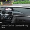 Pro BMW řady 3 4 F30 F31 F32 F34 2013- Lišta ozdobného panelu středové palubní desky z uhlíkových vláken + Kryt výdechu levé klimatizace