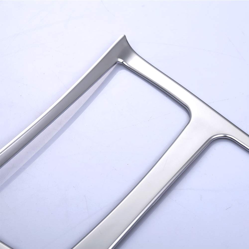 YUECHI CLA GLA W117 C117 ABS Matte Chrome Interior Accessories Center Storage Box Trim Ashtray Frame Accessories Mercedes-Benz A-Class 2013-2017