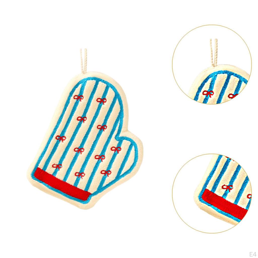 Absorbent, Decorative, Quick-drying, Fun Hand Towel, Bath Towel with Hanging Loop, for Hotel