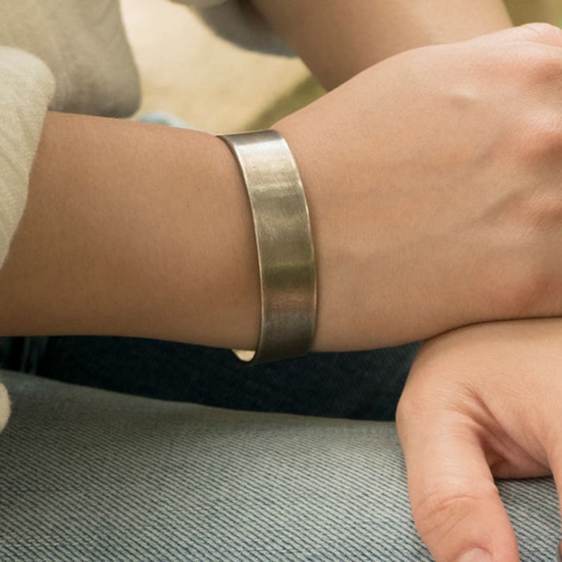 

REM Plain Bracelet silver