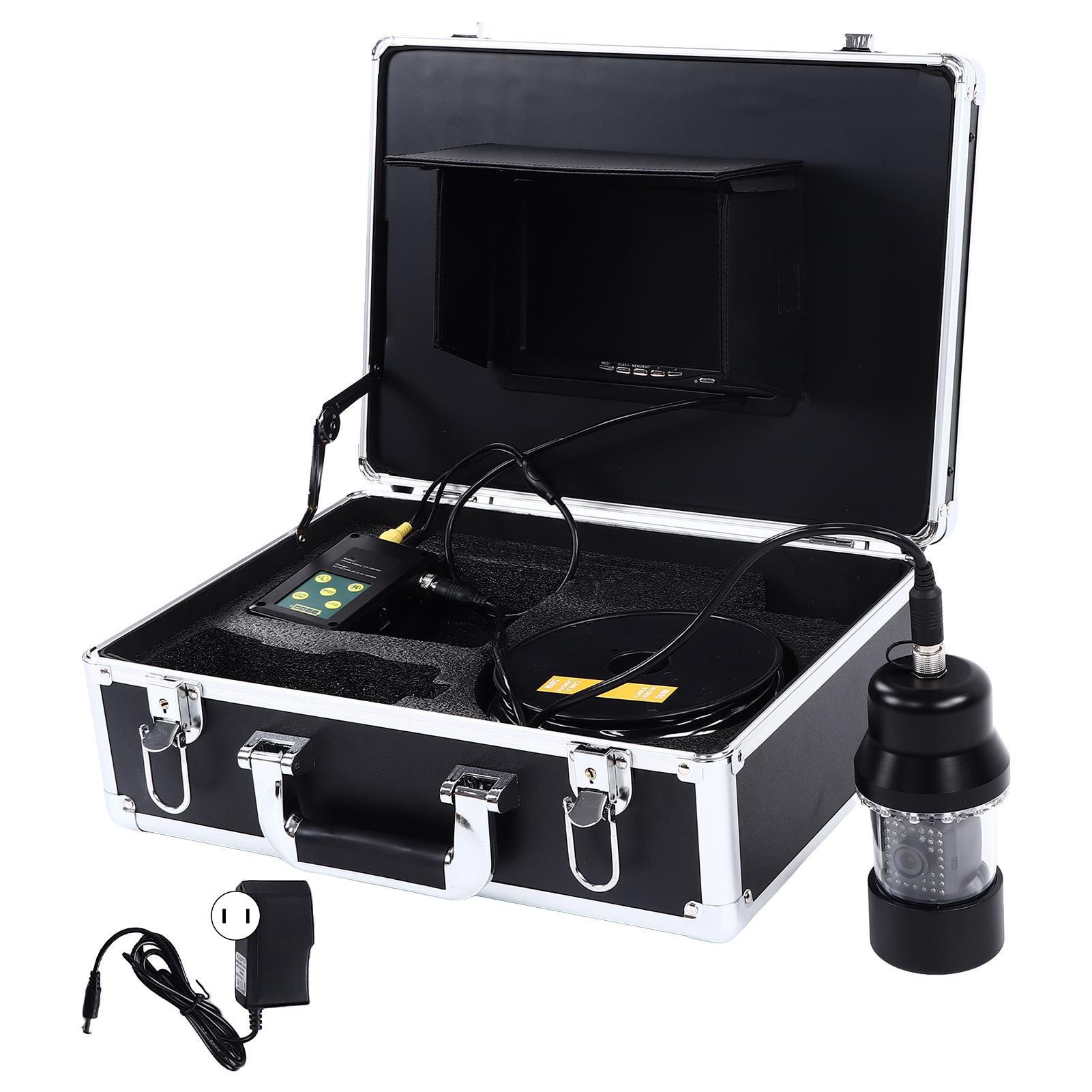 

Рыболовная камера с двумя фонарями, вращением на 360 градусов, подводным визуальным эхолотом на глубине 50 м, 110240ВЭУ