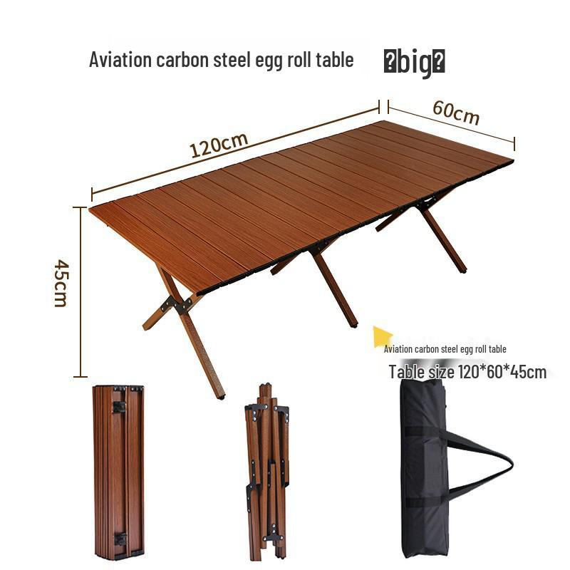 Conjunto Portátil Ultraleve de Mesa Dobrável e Cadeiras de Alumínio para Acampamento ao Ar Livre e Piqueniques