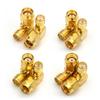 5/20Pcs 3 Way 90 Degree Right Angle SMA Adapter Brass Gold Plated Male Female SMA Connector