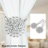 Funkelnde Kristall-Vorhang-Raffhalter Magnetverschluss Vorhang-Raffhalter Modernes Zuhause