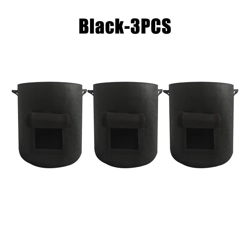 Gallon Felt Grow Bags Gardening Fabric Grow Pot Vegetable Strawberry Growing Planter Garden Potato Planting Pots
