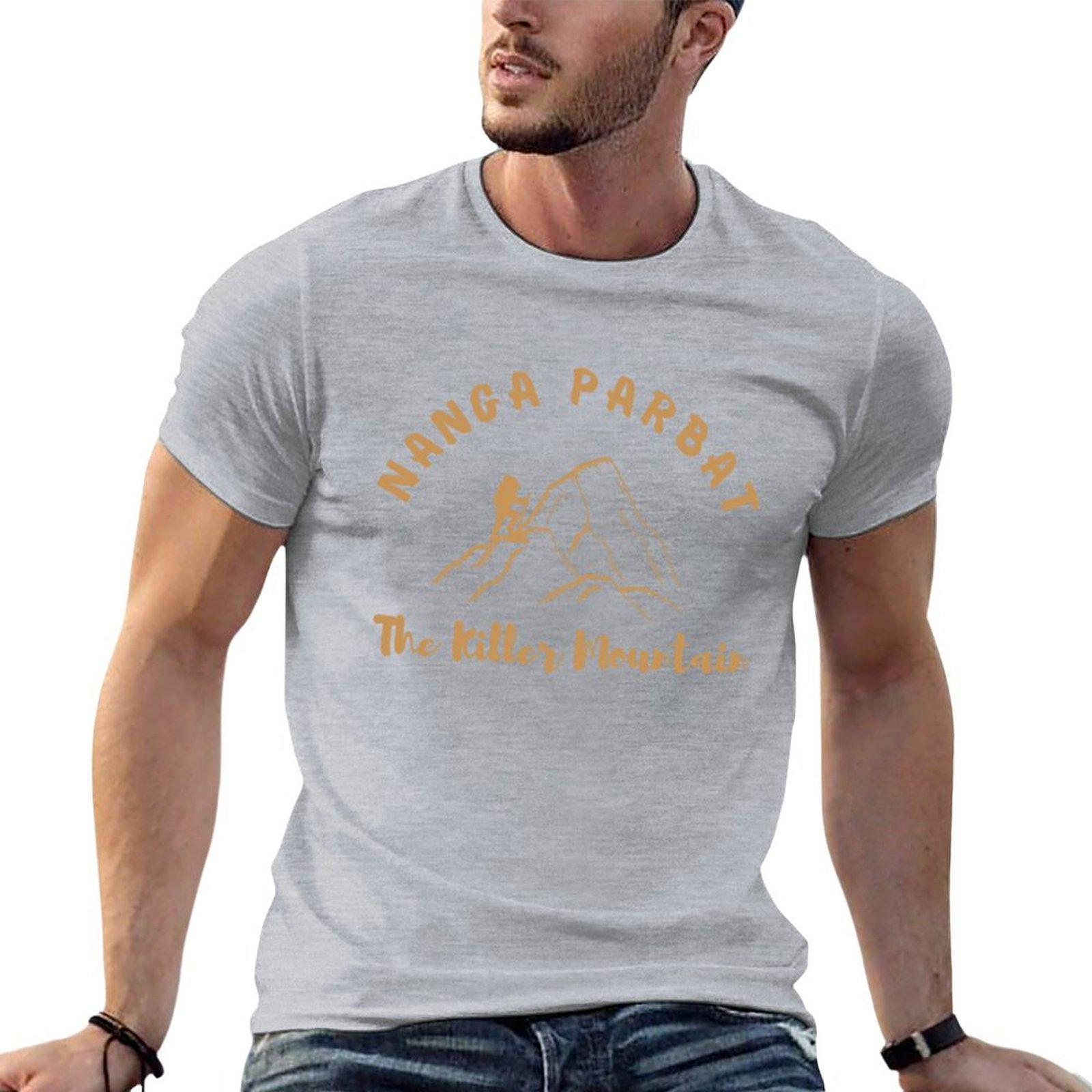 

New Nanga Parbat- The killer mountain T-Shirt Blouse Aesthetic clothing Men s t-shirt XL