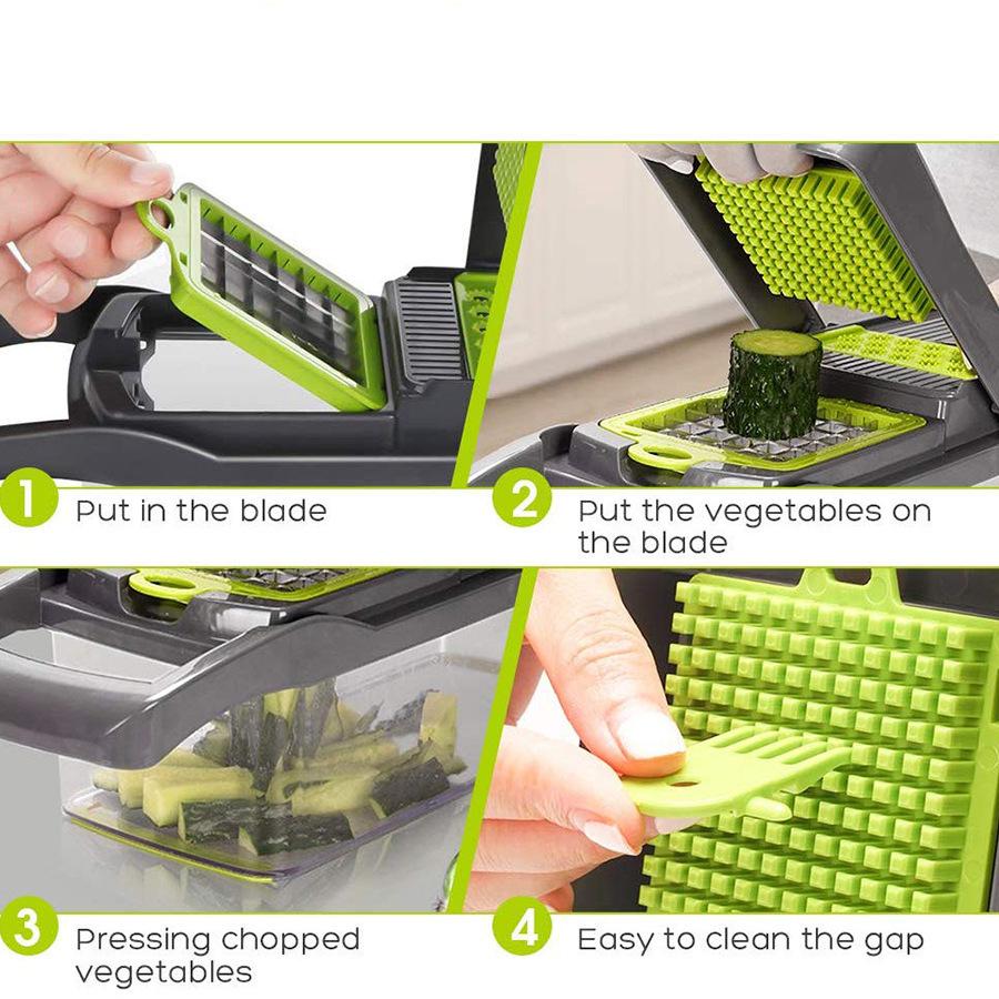 Multi-Function Vegetable Cutter and Grater for Home