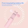 QGeeM Handheld fan Guto retractable mini USB charging small fan Portable students outdoor handheld fan
