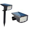 Solar Powered Solar Panel Lights 50/53 LED Lamp Waterproof Solar Flood Wall Lamp Adjustable Super Bright Landscape Spotlights