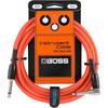 BOSS Boss BIC-10A-OR Guitar Cable Orange 3m L Type - Straight Type Oxygen-free Braided Cable