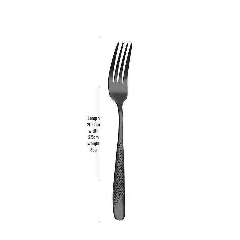 Star Diamond Gold-Plated Stainless Steel Cutlery Set: Luxury Steak Knife and Fork for Hotels