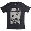 Nirvana Sedející Tričko Černé Nové Unisex Tričko