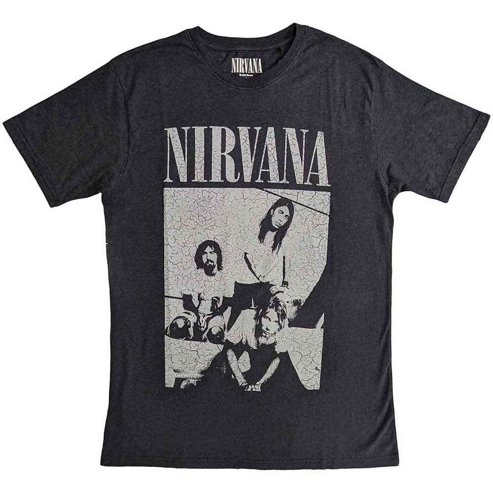 Nirvana Sitting T-Shirt Black New Unisex T-Shirt XL