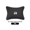 Breathable Leather Car Headrest Pillow Lumbar Support Pad For Volkswagen VW Tiguan CC Jetta Polo Golf 4 5 6 Passat B5 B6 B7 CCNI9