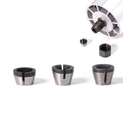 3 adet pensetler 6.35mm 8mm 6mm Collet Chuck gravür kırpma makinesi elektrikli yönlendirici freze kesicisi aksesuarları