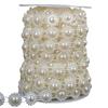 Linked Sunflowers Beads Imitation Pearls Beads Line Chain Event Decoration Beads for Wedding Projects and Decorations