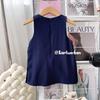 2023 Autumn Girls' Korean Style Vest and Shirt Two-Piece Dress Set TQ031