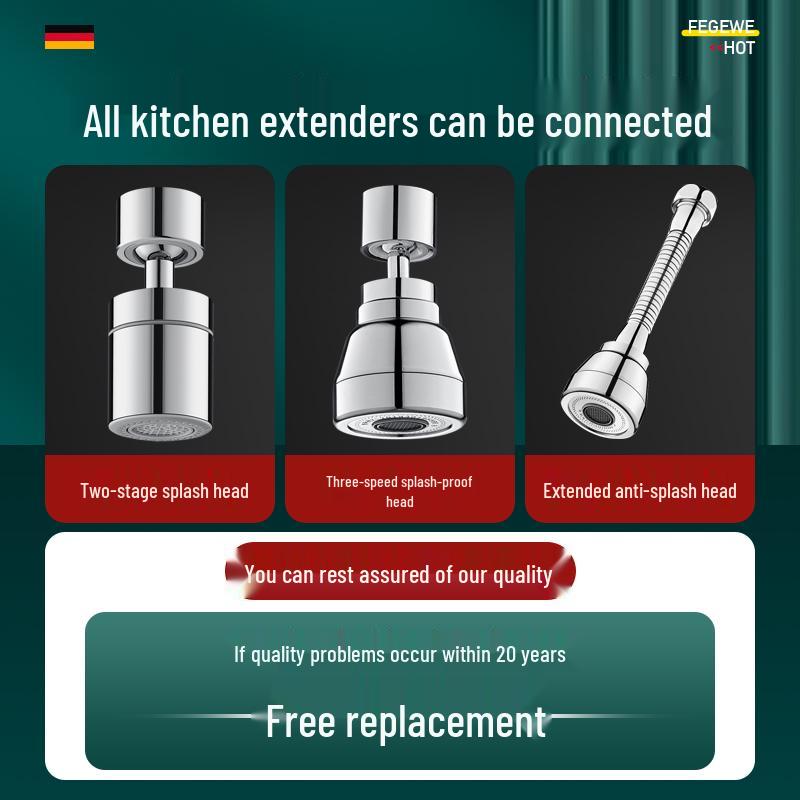 Universal Threadless Faucet Connector and Converter