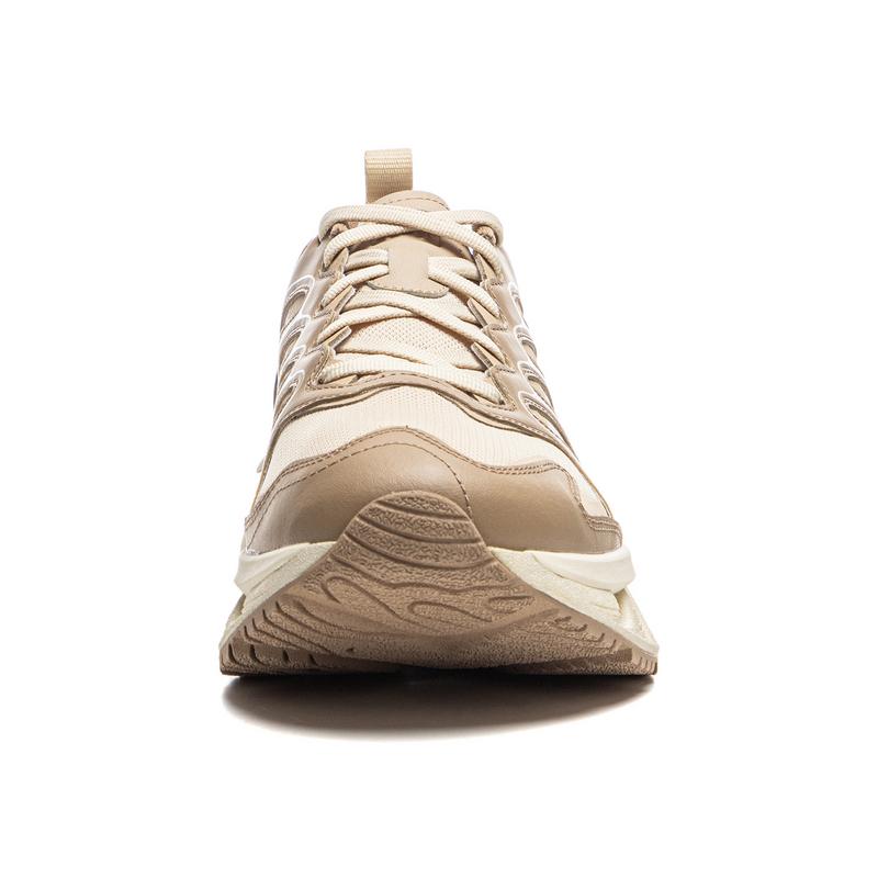 Li Ning Trendy Versatile Non-Slip Wear-Resistant Low-Top Casual Shoes Men Casual Shoes Yellow-Brown AZGU071-3