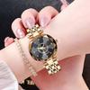 Fashion Stainless Steel Ocean Star Watch Polished Jewelry Accessories Quartz Watch Bracelet Ladies' Wristwatch Business