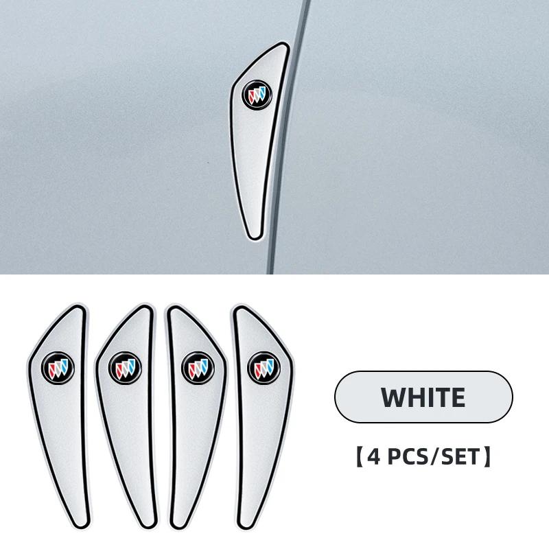 4pcs Car Door Bumper Strip Protection Strip For Buick Century Excelle XT Envision Excelle GT Verano Regal LaCrosse Encore GL8