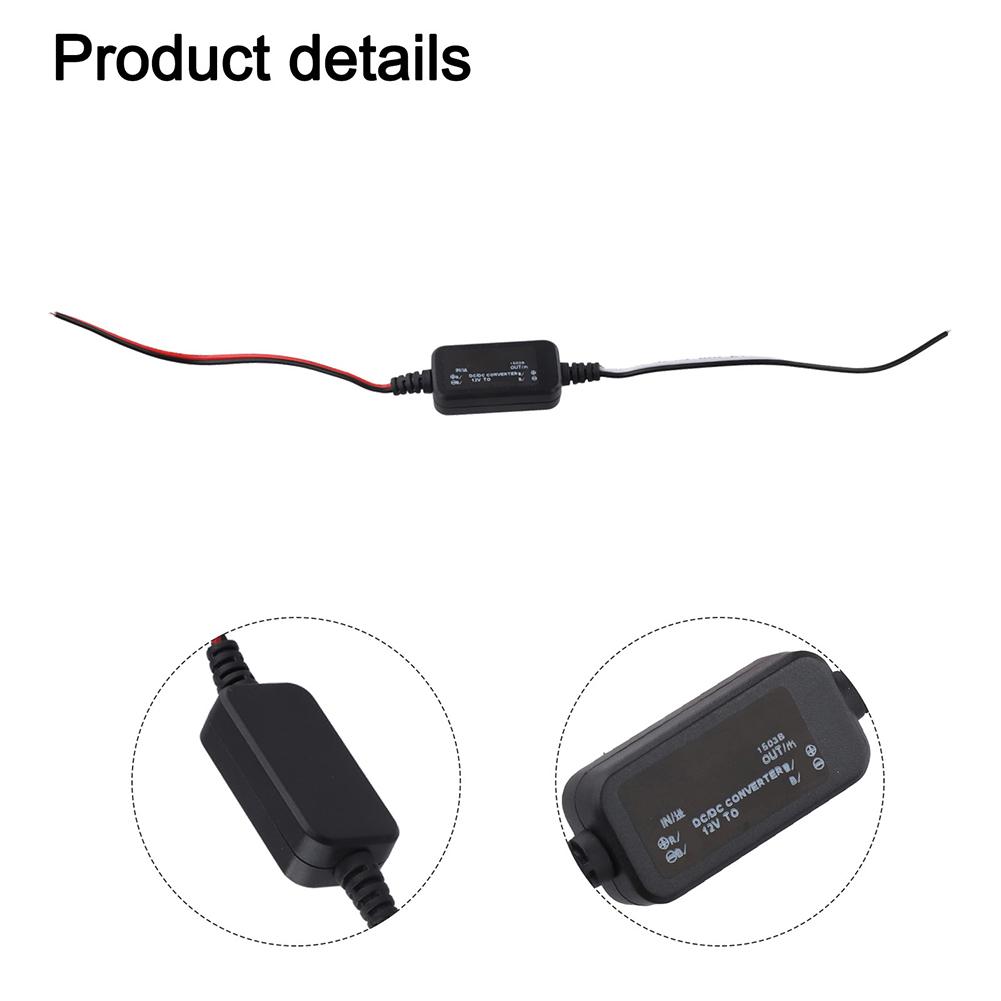 DC Voltage Reducer Converter 12V to 5V 3A Step Down Power Supply IP67 Rated for Industrial Automotive Applications
