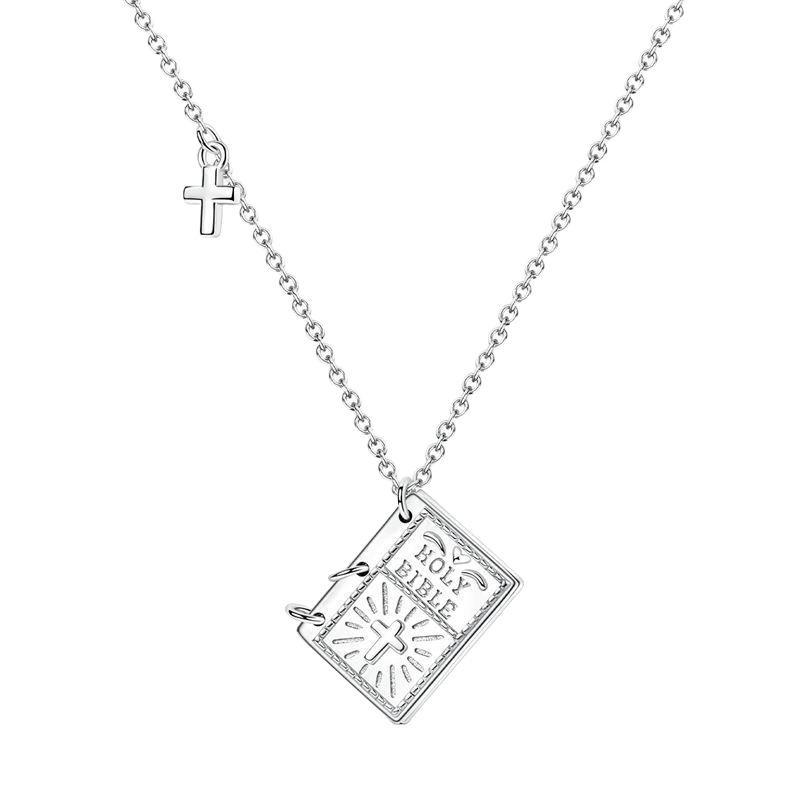 Original Copper Religion Charms Cross Holy Mother Ring Beads Pendants Fit Bracelet Necklace Diy Jewelry Gift