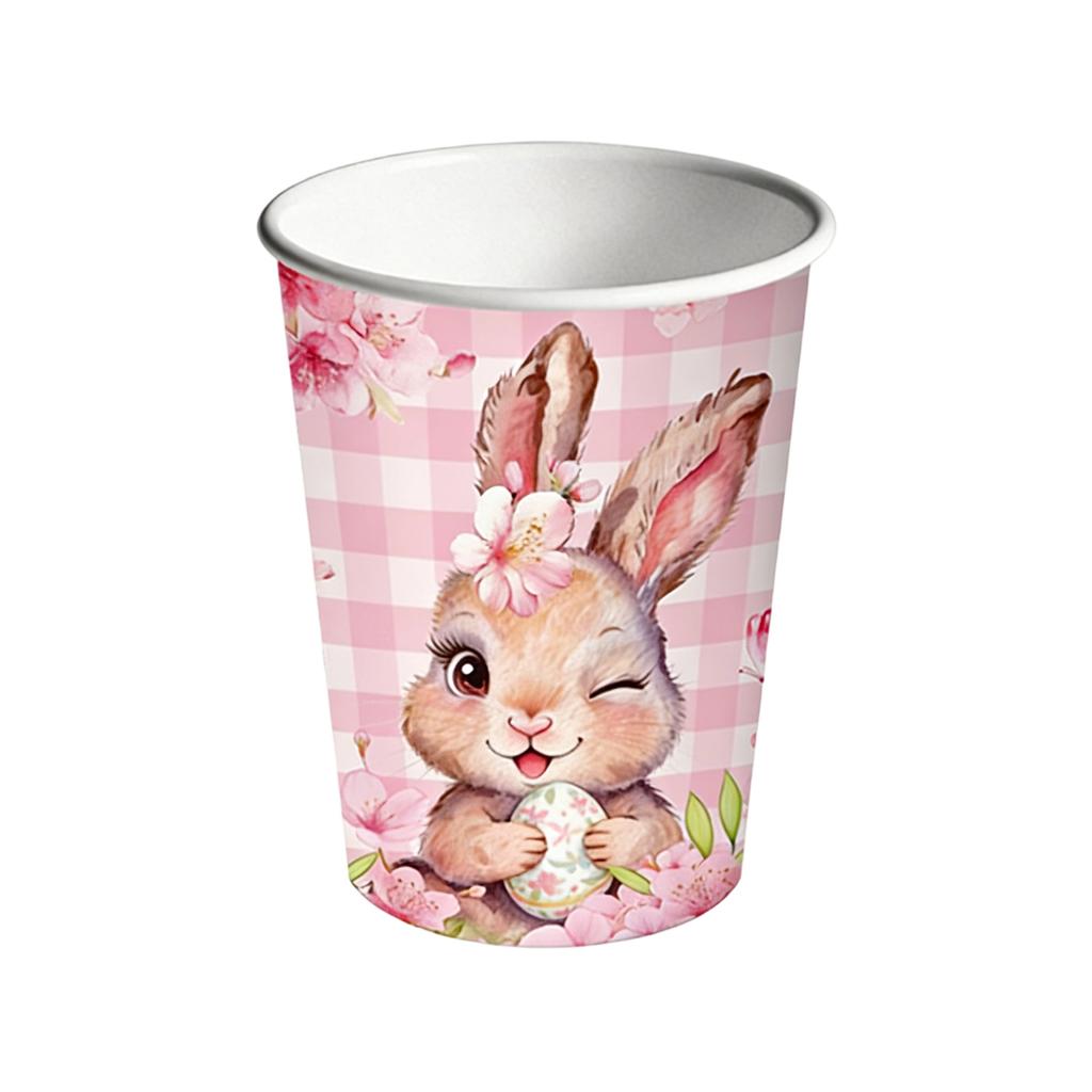 Watercolor Easter Themed Party Paper Plates Paper Cups Tissue Paper Straws Disposable Party Tableware Decorations