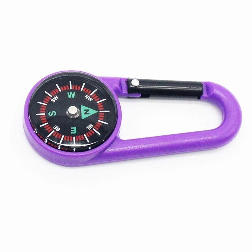 North Needle Buckle Compass Plastic Snap Hook Camping Compass Mini Compass Hiking Compass Compass