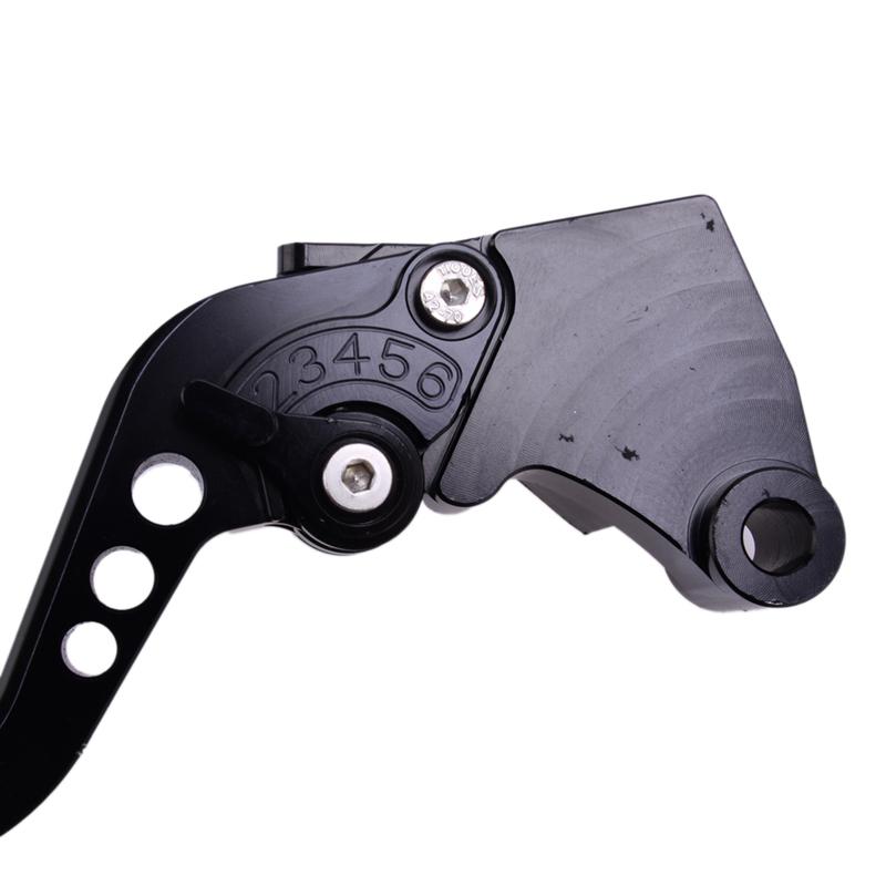 1 Pair Black Aluminium Brake Clutch Levers Adjust Short fit for Royal Enfield Scram 411 Bullet 350 Classic 350CC Himalayan 400