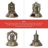 Solar Powered Tibetan Prayer Wheel Solar Buddhas Scriptures Prayer Wheel Car Ornament for Relaxation,Meditations,Blessing