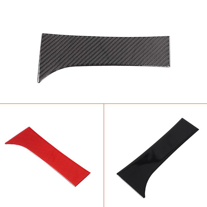 For Toyota FJ Cruiser 2007- Soft Carbon Fiber Car Central Control Panel Stickers Car Interior Accessories