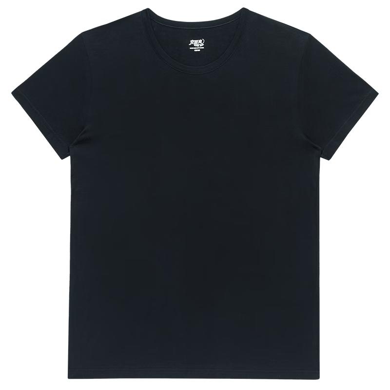 Yiershuang Men's Premium 100% Cotton Round Neck T-shirt