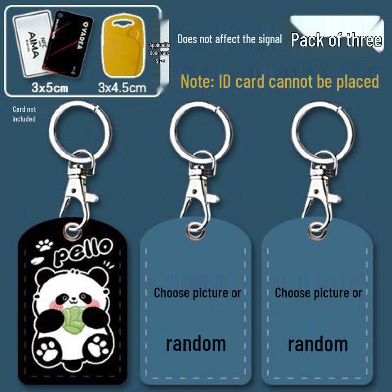 Mini Community Card Case Keychain - ICID Access Protective Sleeve & Bus/Elevator Holder