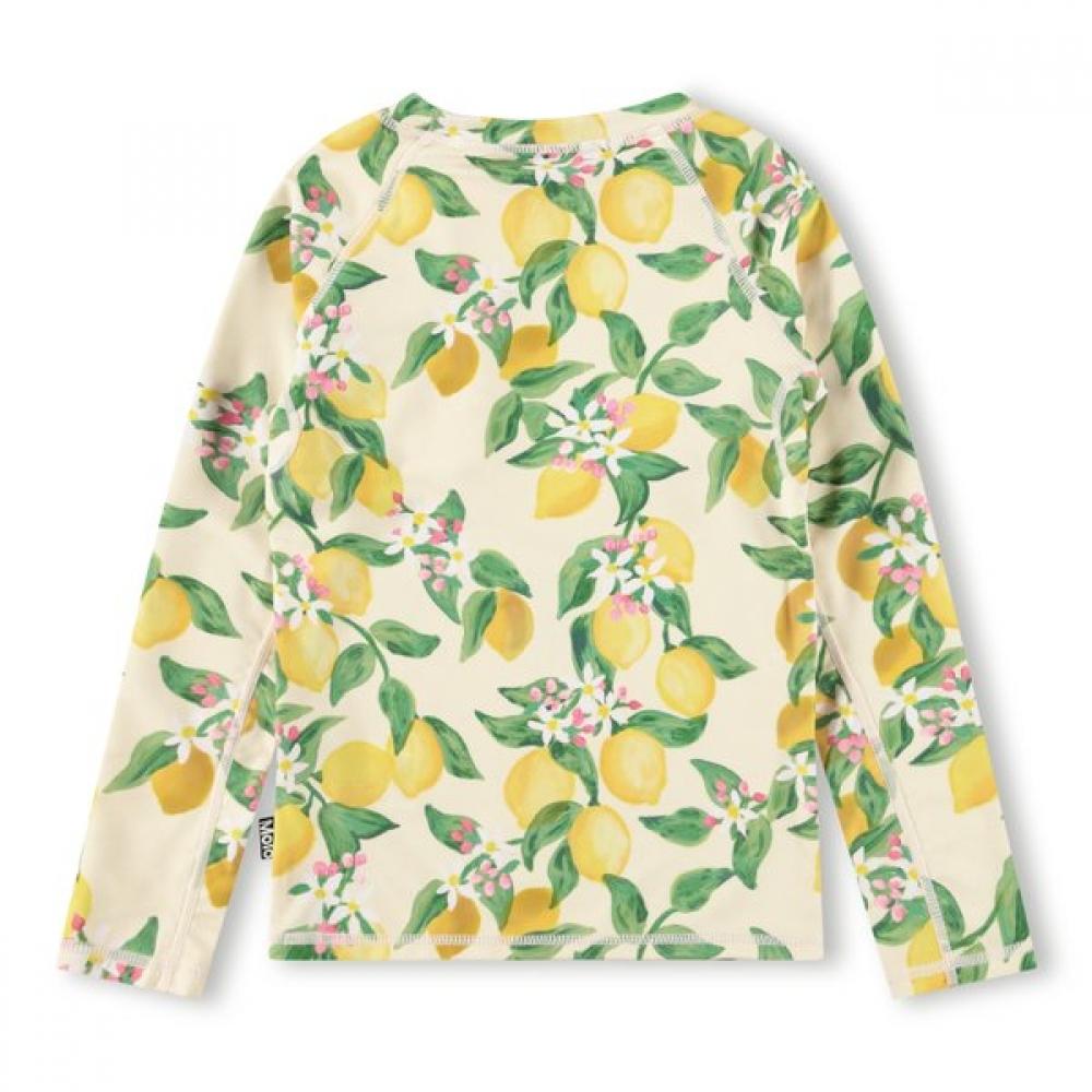 Molo [26ss] 3 8 Years Neptune Ls Citrus Uv Rashguard Akis9sw013