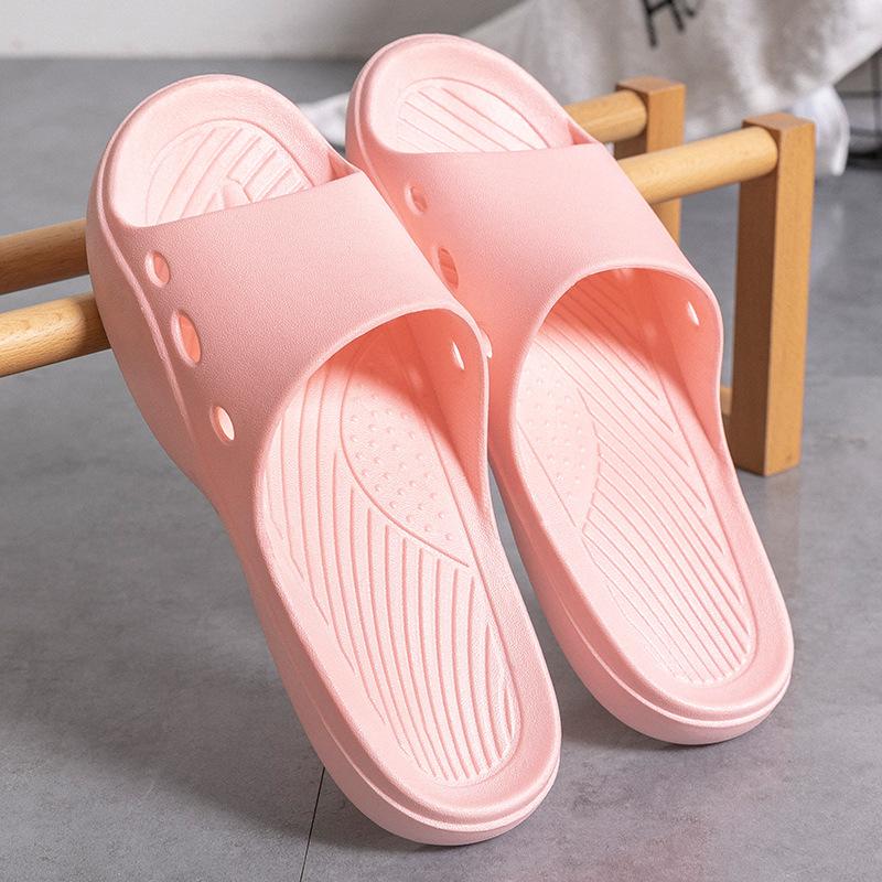 Men's & Women's Summer Non-Slip Bath Slippers, Home Indoor Slippers for Elderly & Pregnant People