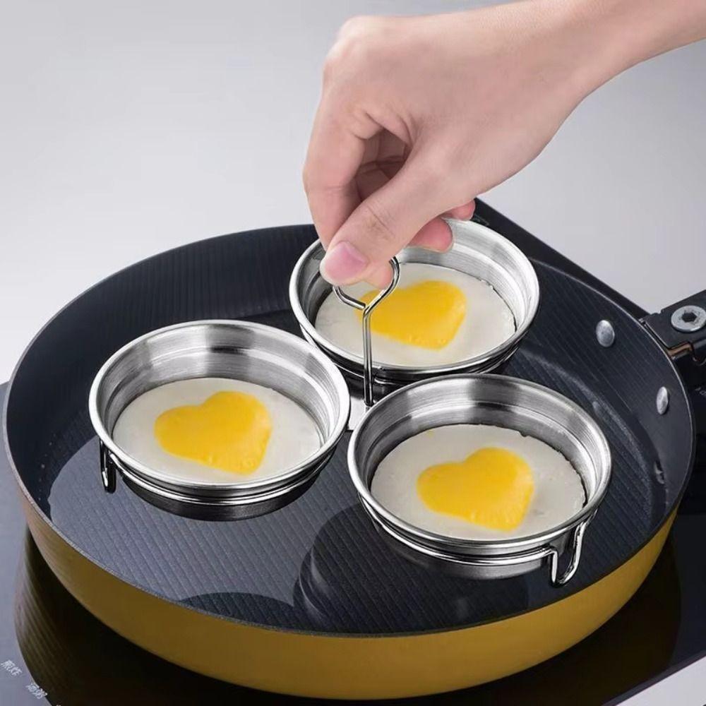 3-in-1 Egg Steamer Heart-Shaped Boiled Egg Artifact Durable Egg Cooker  Kitchen Cooking Tool
