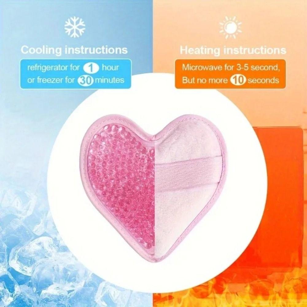 Reusable Reusable Gel Pack PVC Hot Cold Therapy Pack Heart Shaped Ice Pack Muscle Soreness