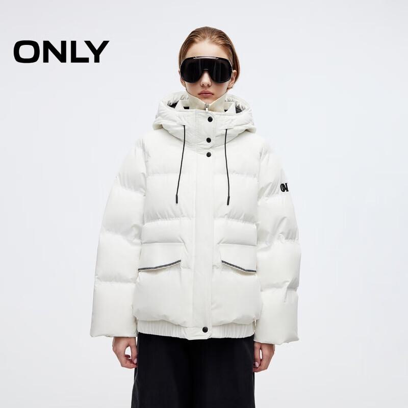 

ONLY Women s 2025 Winter 3-Proof Hooded Down Jacket XS