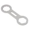 Bicycle Front Fork Wrench Silver Lightweight Rugged Rustproof Mountain Bike Front Fork Spanner for Mechanical Front