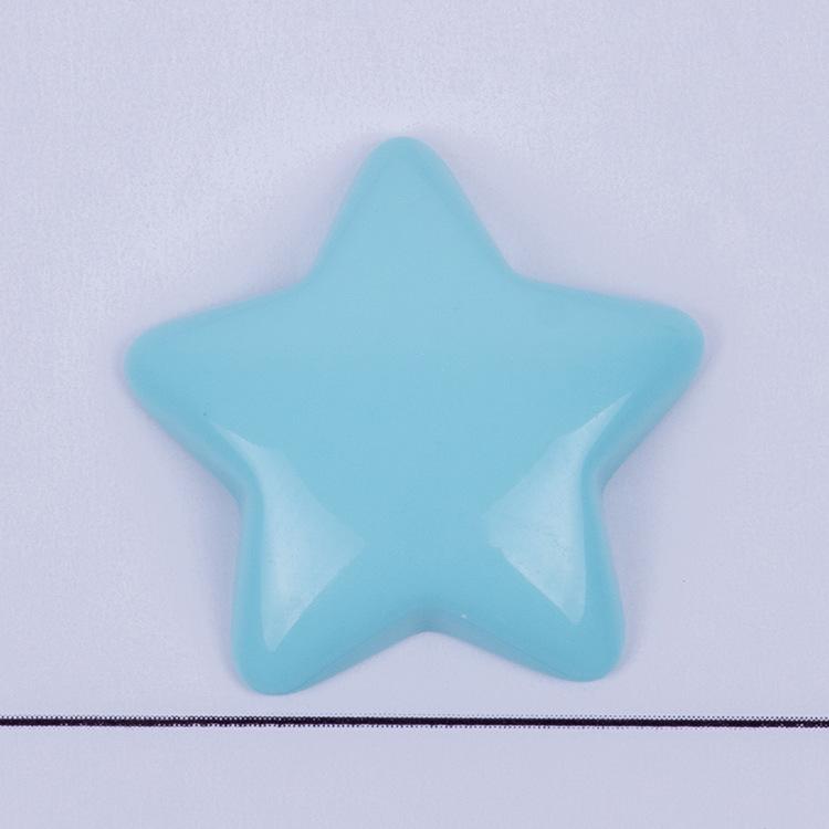 Pastel Star DIY Resin Accessories for Hair Clips, Phone Cases, Pendants, and Crocs Decorations