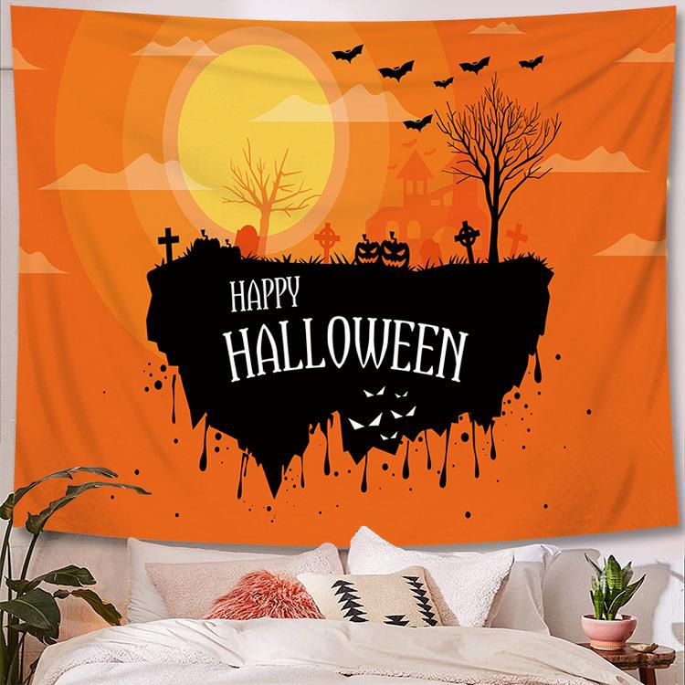 Scary Blood Palm Halloween Wall Hanging Tapestry Rug Halloween Party Wall Covering Tapestry Home Bar Halloween Decor Tapestry