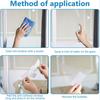 4 Sheets Anti Collision Window Clings White Bird Butterfly Leaf Shape Window Decals to Prevent Bird Strikes Reusable Static Sticker