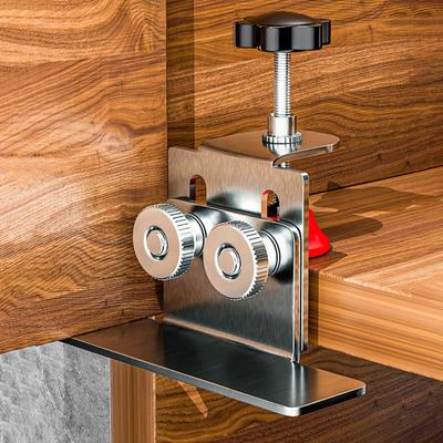 1/2/3Pcs Cabinet Door Installation Tool Adjustable Door Installation Positioner Height Adjustability Easy To Use