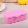 Silikon-Bento-Box, Gewürz-Organizer, Saucen-Teilerbecher mit Deckel, quadratisch, rechteckig, Gewürz-Aufbewahrungsbox, wiederverwendbare Lunchbox für Kinder