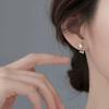 Tulip Opal Stud Earrings Female