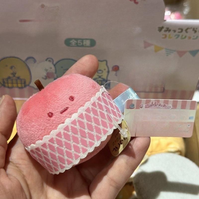 Japanischer Cartoon Sumikkogurashis Obstserie Plüschtiere Niedliche Mini-Frucht Apfel Stofftier Weiche Puppe Ornamente Kindergeburtstagsgeschenk
