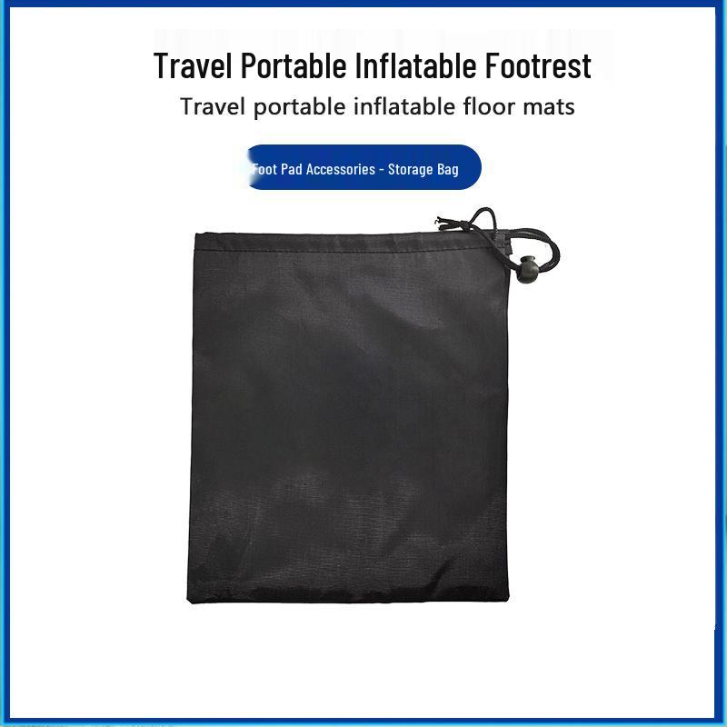 Inflatable Three-Layer Adjustable Footrest Cushion for Travel